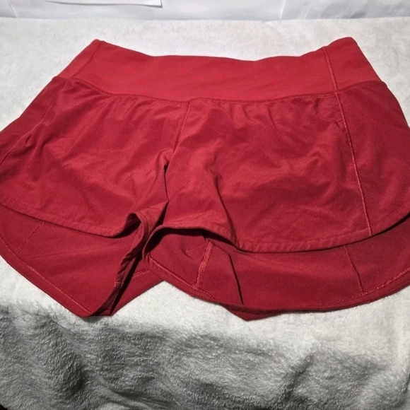 lululemon Women’s Size 8 Red Athletic Skort Built-In Shorts - Picture 12 of 13